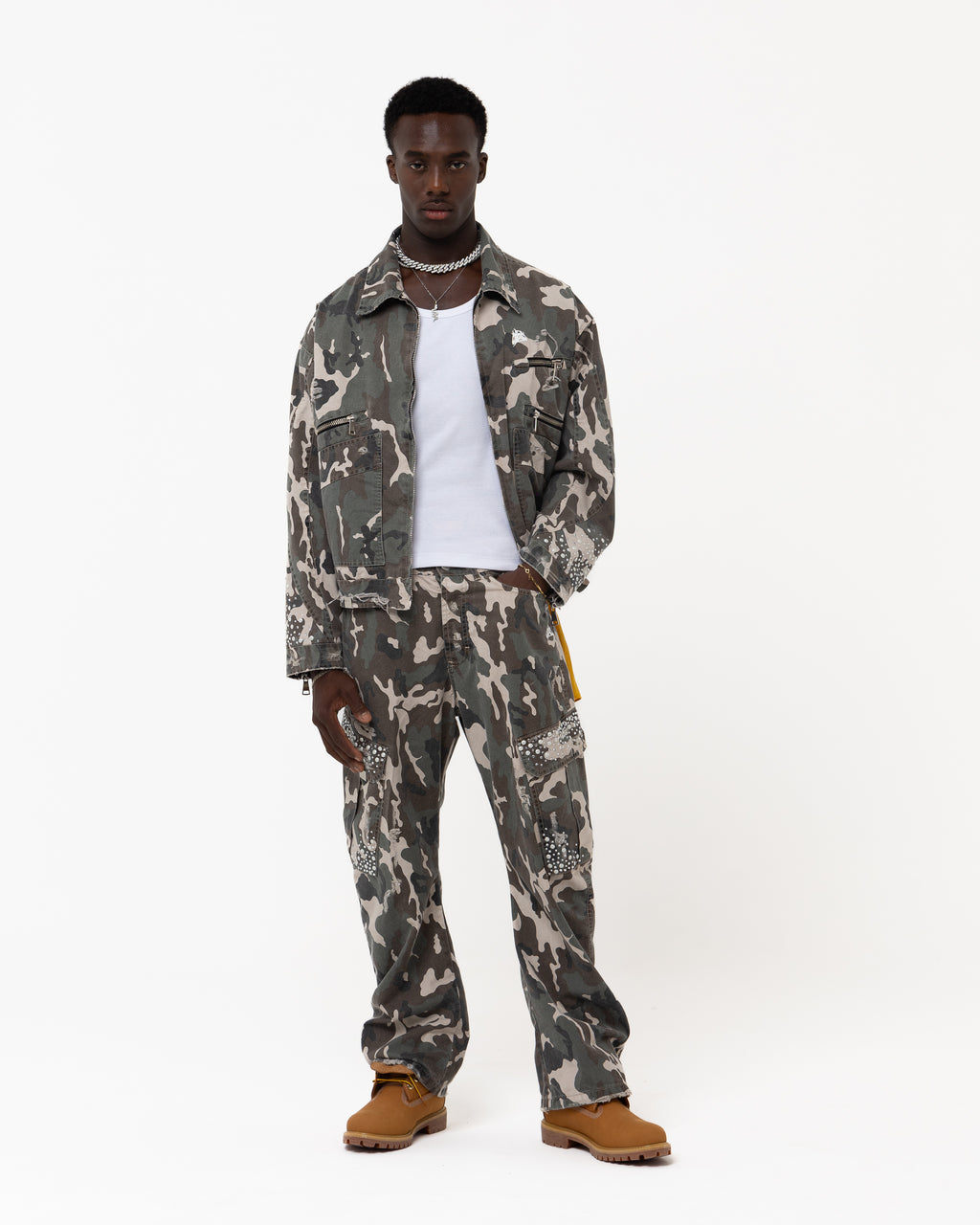 PURE FEELINGS CRYSTAL CAMO JACKET