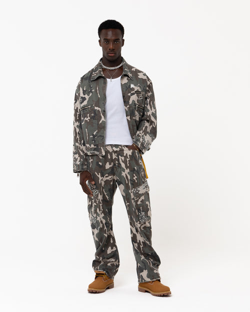 PURE FEELINGS CRYSTAL CAMO JACKET