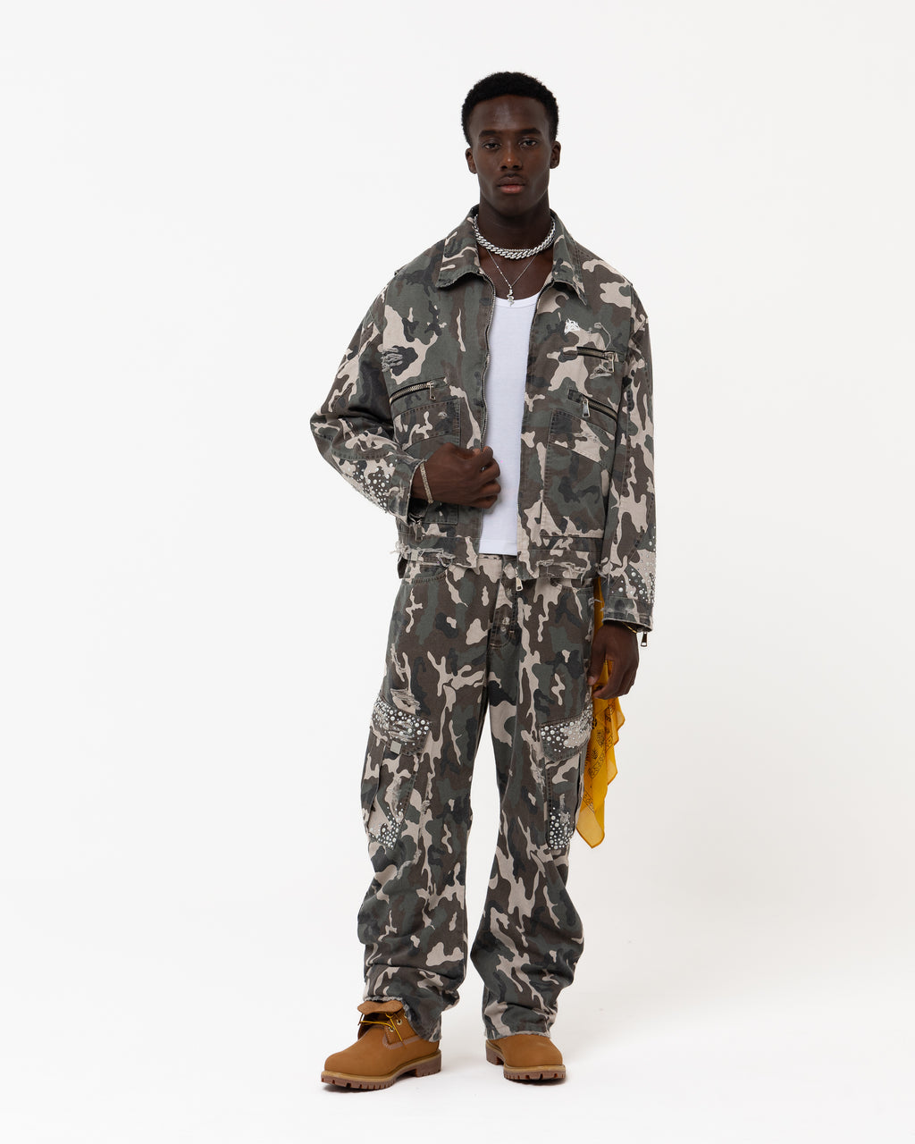 PURE FEELINGS CRYSTAL CAMO JACKET